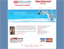 Tablet Screenshot of garthwaiteplumbing.com